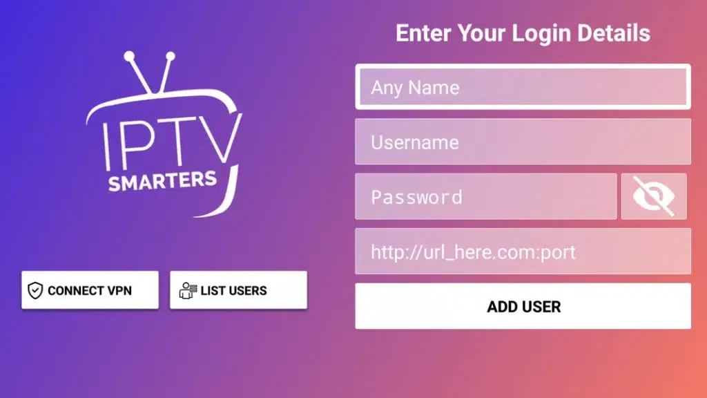 setup iptv smarters on smart tv