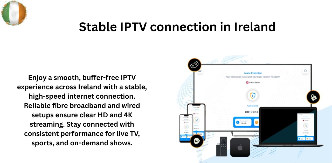 Stable IPTV connection in Ireland